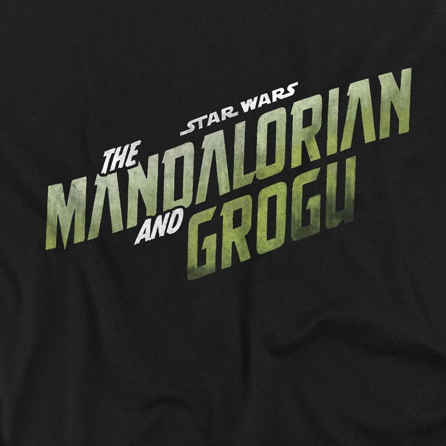 Star Wars: The Mandalorian  T-ShirtManches Longues Motiftyle Logo Grogu Wave 