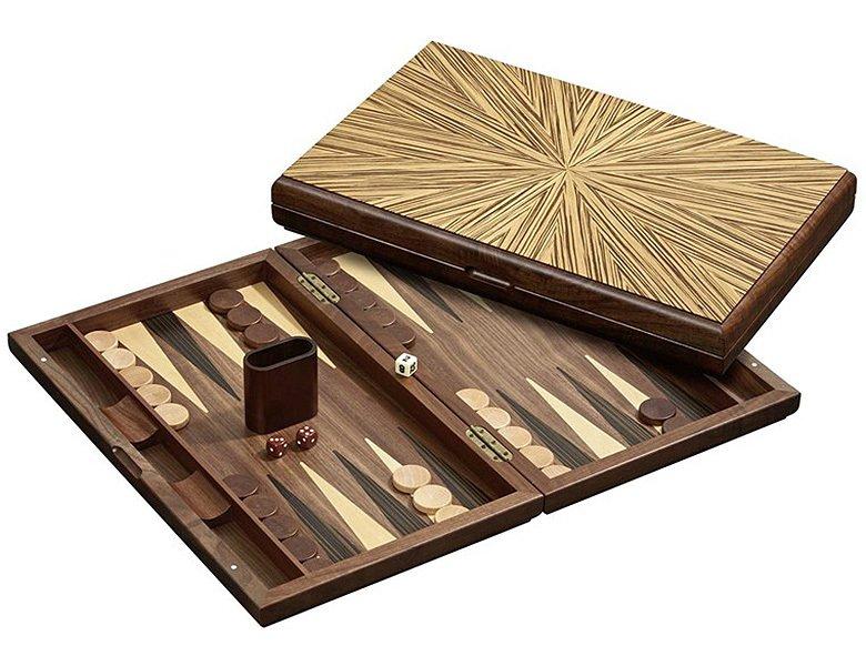 Philos  Spiele Backgammon - Mykonos - gross - Magnetverschluss 