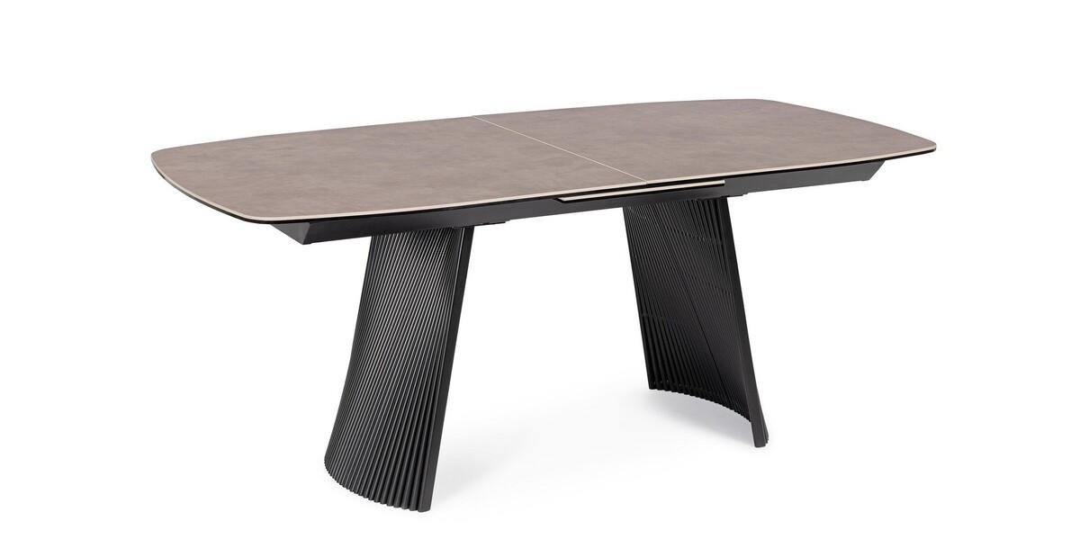 mutoni Table à rallonge Oliver en céramique 180-220x90  