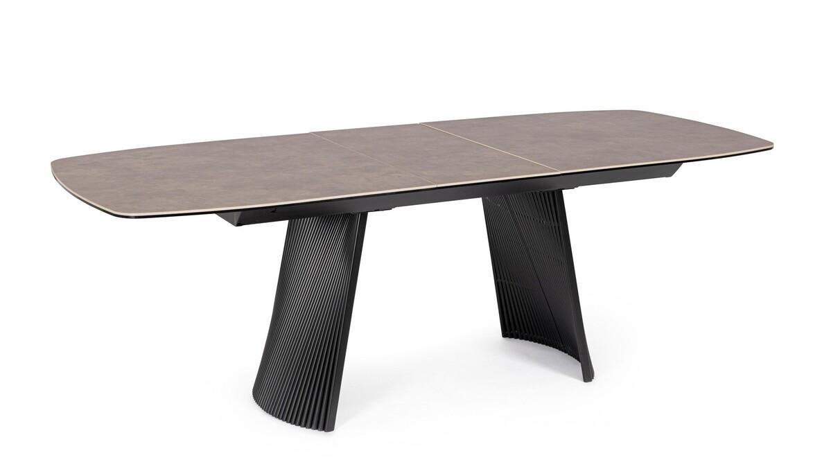 mutoni Table à rallonge Oliver en céramique 180-220x90  