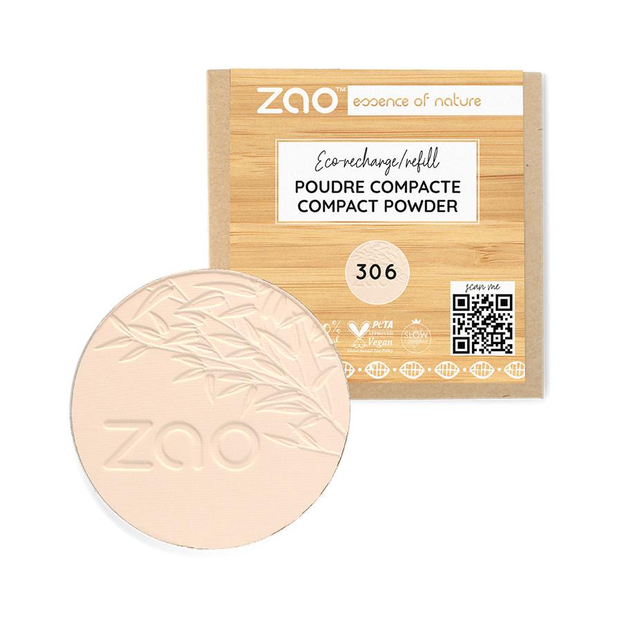 ZAO MAKEUP  Recharge Poudre compacte - Certifiée bio et vegan 