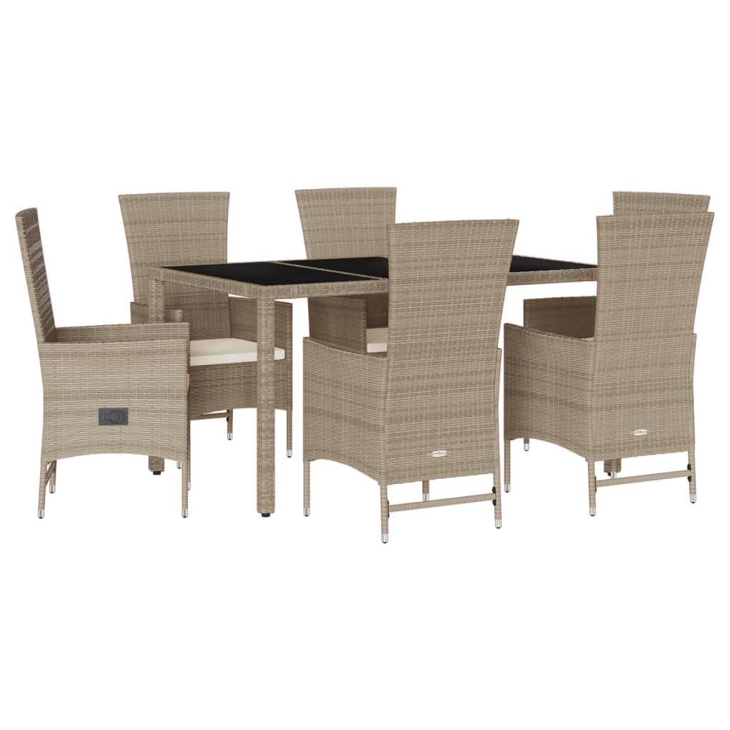 VidaXL Garten essgruppe poly-rattan  