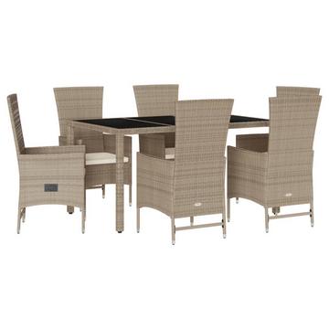 Garten essgruppe poly-rattan