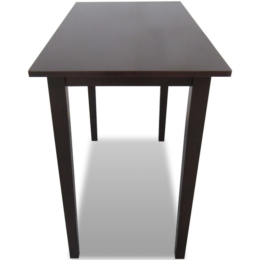 VidaXL Table de bar bois  