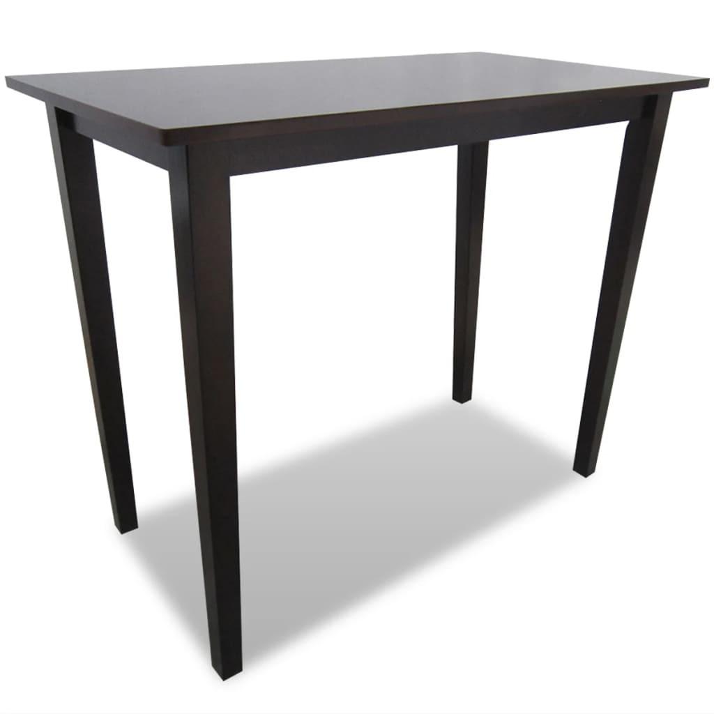 VidaXL Table de bar bois  