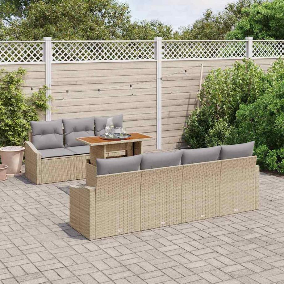 VidaXL Set da Giardino Polyrattan  