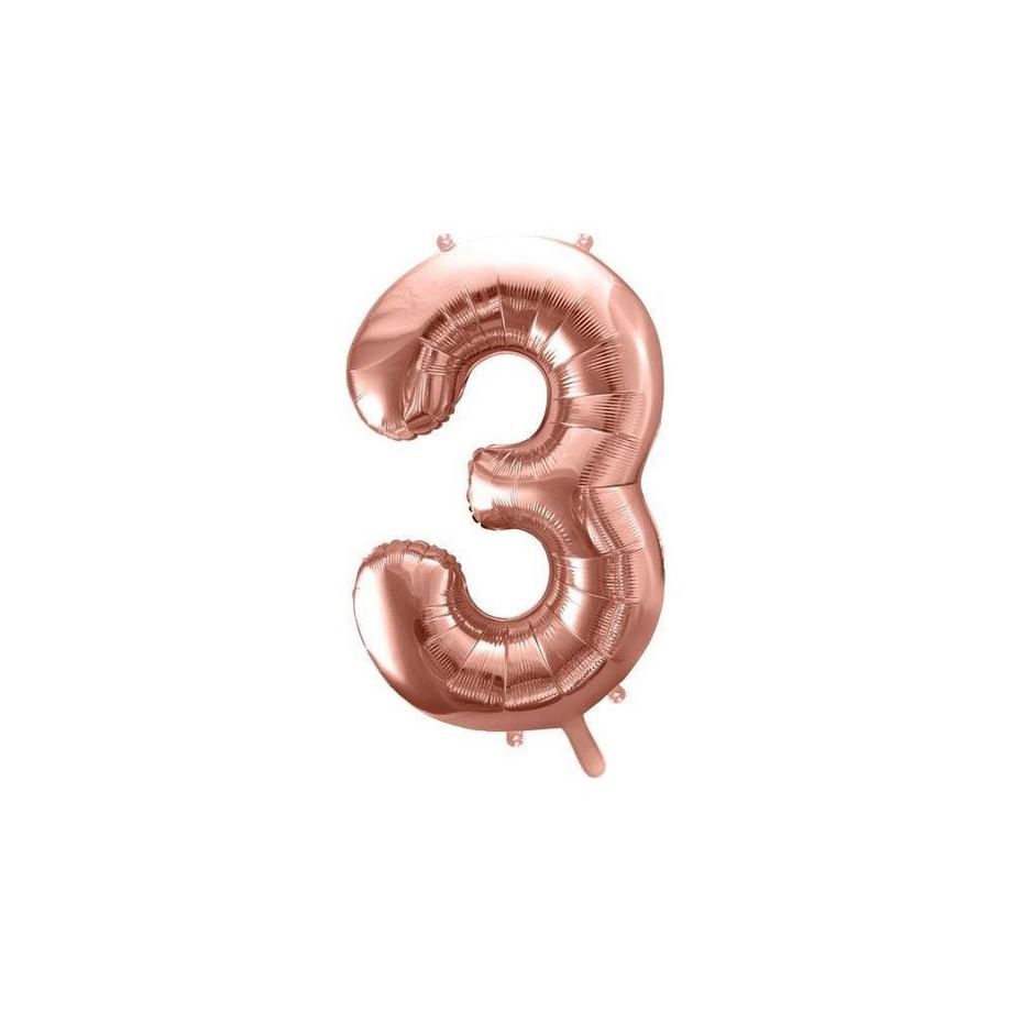 Balloon en folie  Chiffre 3