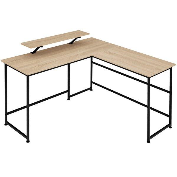 Tectake Schreibtisch Melrose 140x130x76,5cm  