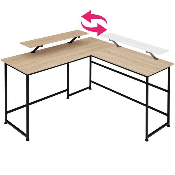 Tectake Schreibtisch Melrose 140x130x76,5cm  