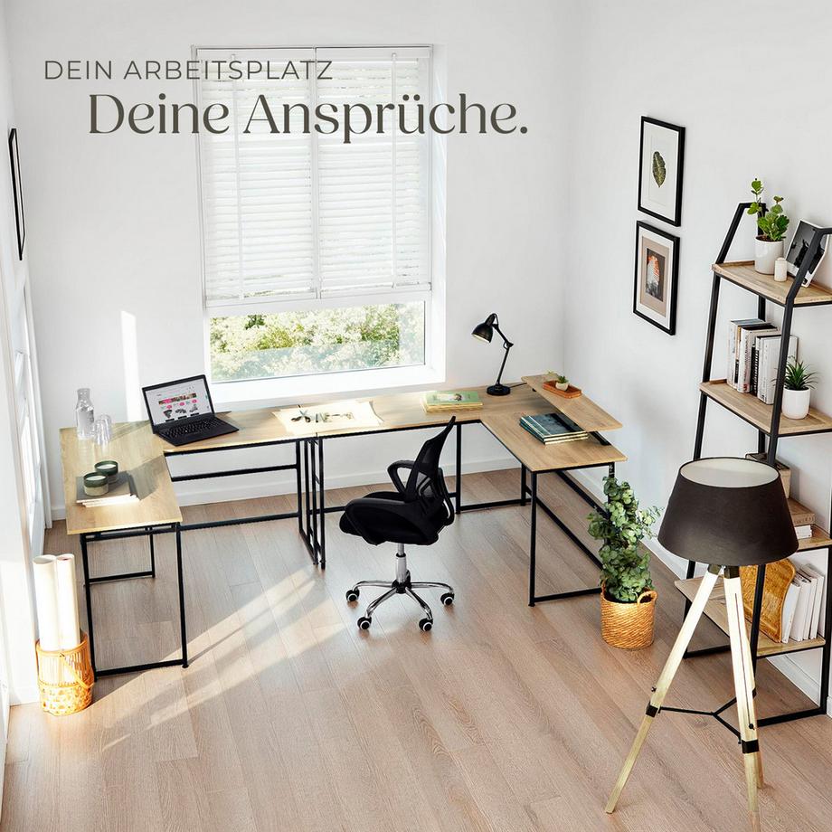 Tectake Bureau MELROSE style industriel  