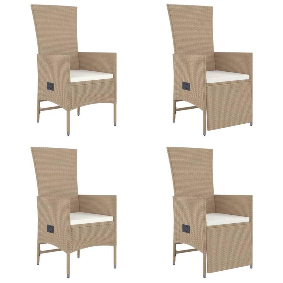 VidaXL set da pranzo da giardino Polirattan  