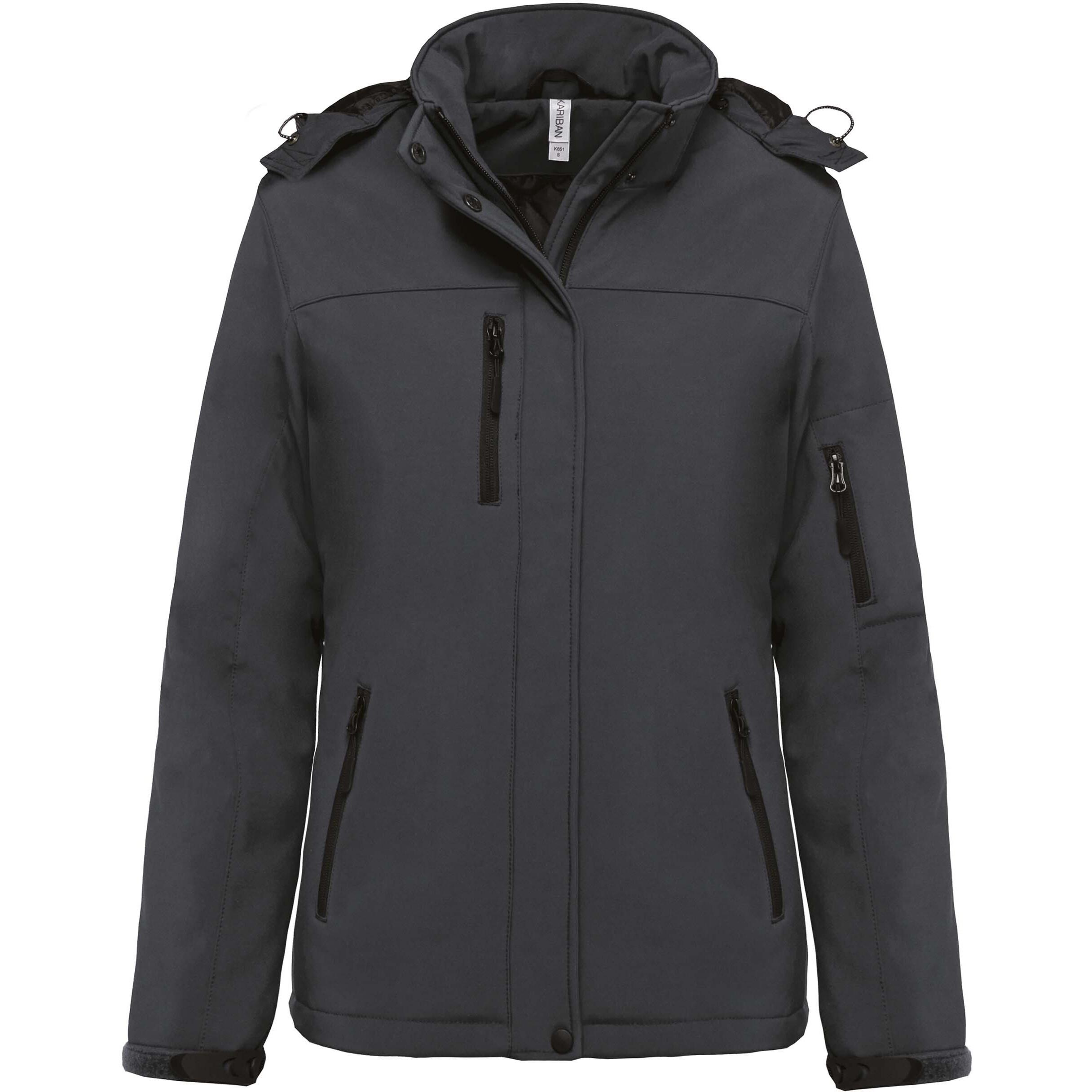 Kariban  parka da softshell con cappuccio 