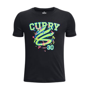 t-shirt enfant  curry logo