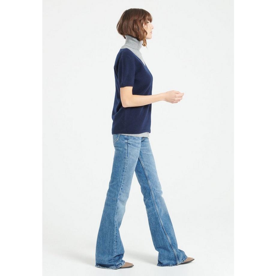 Studio Cashmere8 LILLY 14 Pull Col V Manches Courtes  