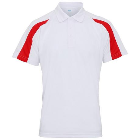AWDis Kurzarm Polo Shirt mit Kontrast Panel  