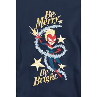 Captain Marvel Be Merry Be Bright Sweatshirt  
