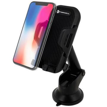 Forcell Autohalterung Saugnapf Schwarz