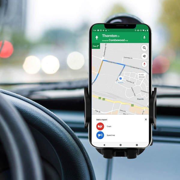 Avizar  Forcell Autohalterung Saugnapf Schwarz 