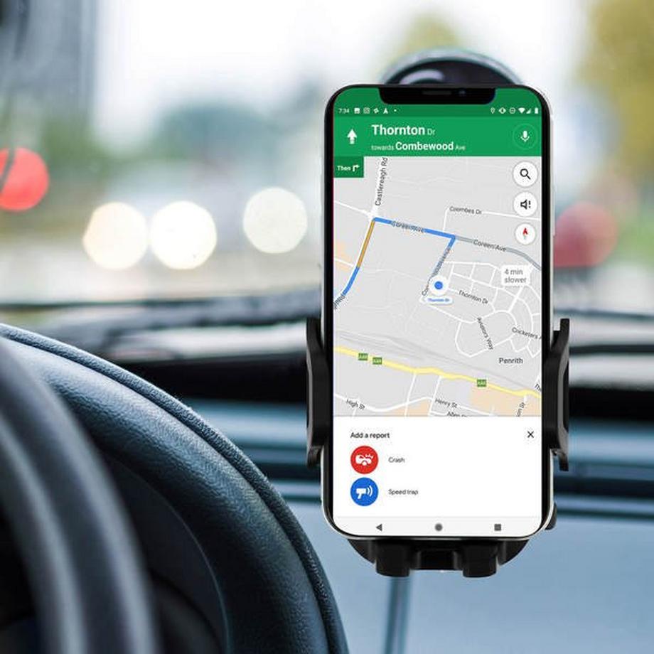 Avizar  Forcell Autohalterung Saugnapf Schwarz 
