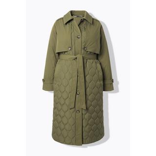 Studio Untold Trenchcoat Teil Steppung Wattiert Bindegürtel  