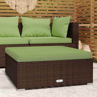 VidaXL Garten fußhocker poly-rattan  