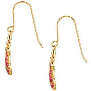 Glanzstücke München  Femme Boucles d´oreilles Plume 