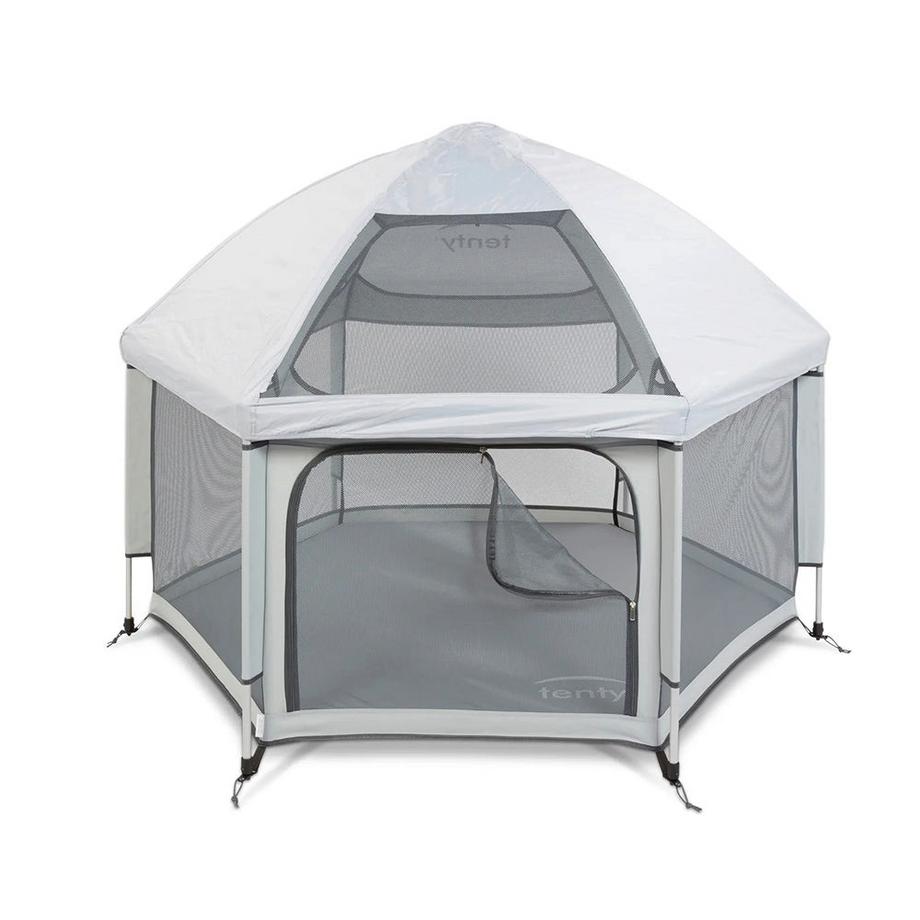 tenty  Laufgitter Set mit Bodenmatte und Dach 