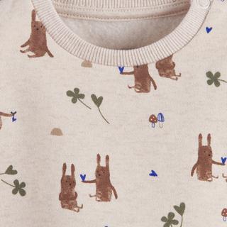 La Redoute Collections  Sweatshirt mit Rundhalsausschnitt aus Molton 