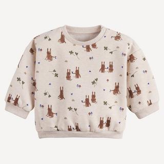 La Redoute Collections  Sweatshirt mit Rundhalsausschnitt aus Molton 