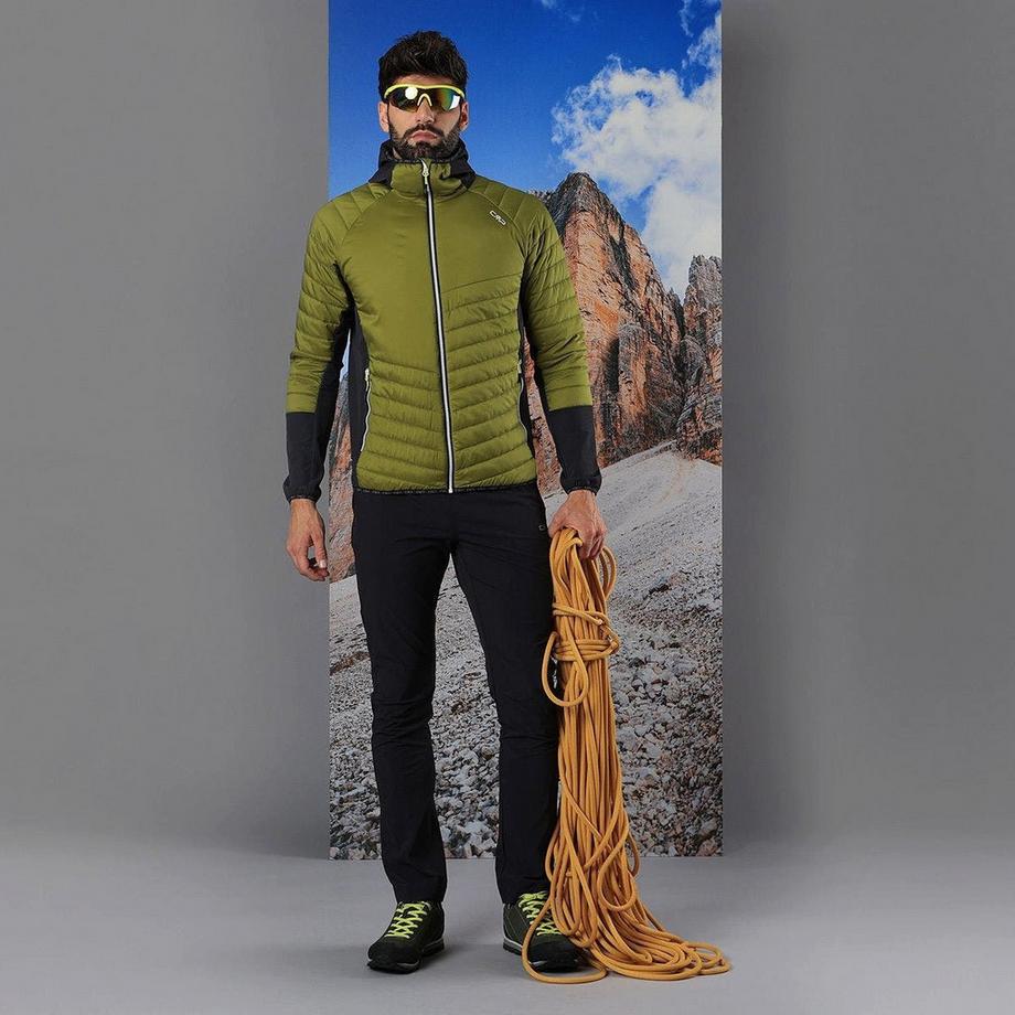 CMP Hybrid Daunenjacke mit Kapuze  