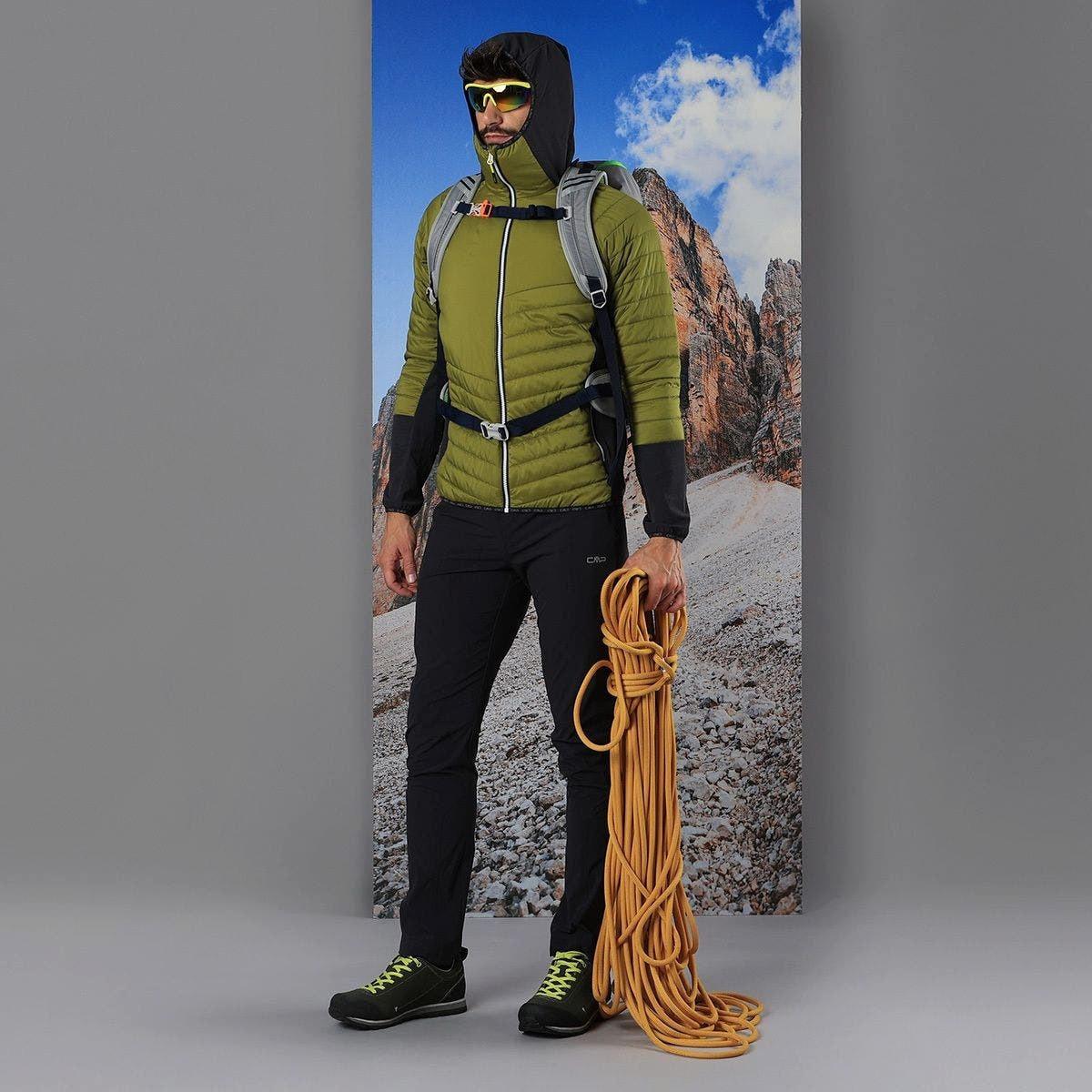 CMP Hybrid Daunenjacke mit Kapuze  