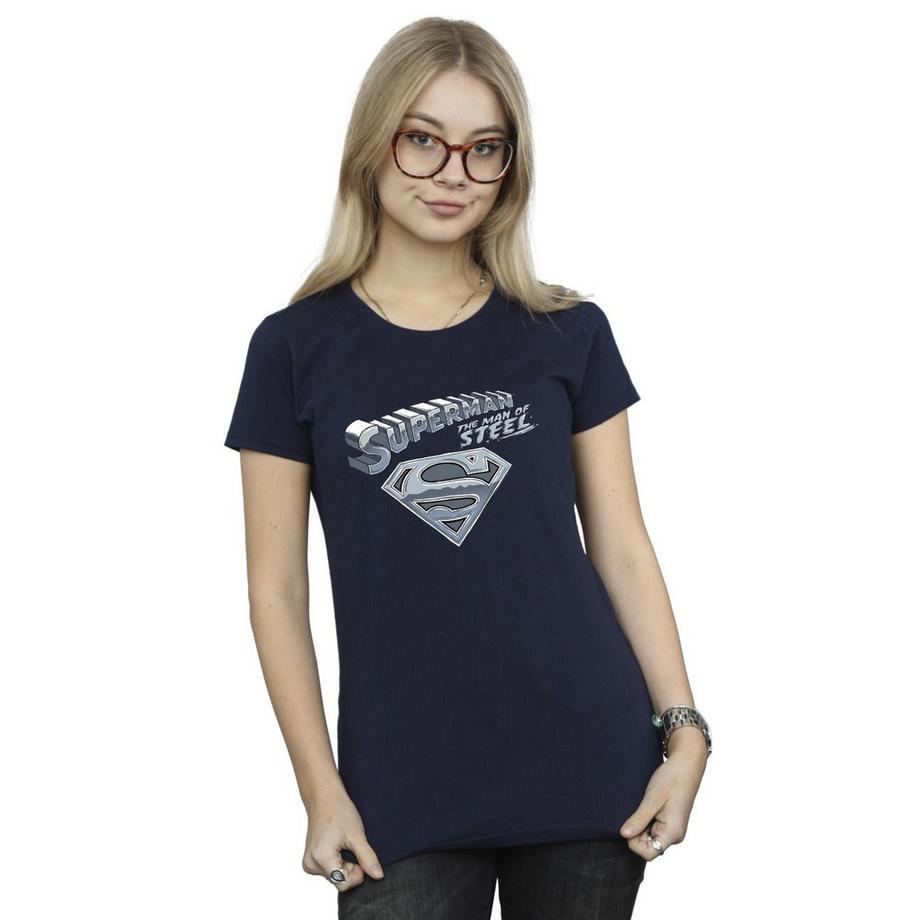 DC COMICS The Man Of Steel Bedrucktes T-Shirt  