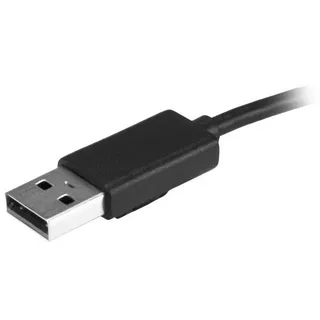 STARTECH.COM  StarTech.com Mobiler 4-Port-USB 2.0-Hub mit integriertem Kabel 