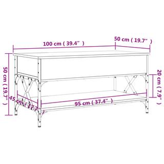 VidaXL Couchtisch metall  