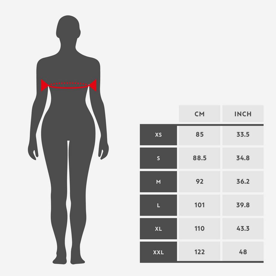 ROCKRIDER  Maillot manches longues femme VTT cross country polyester 