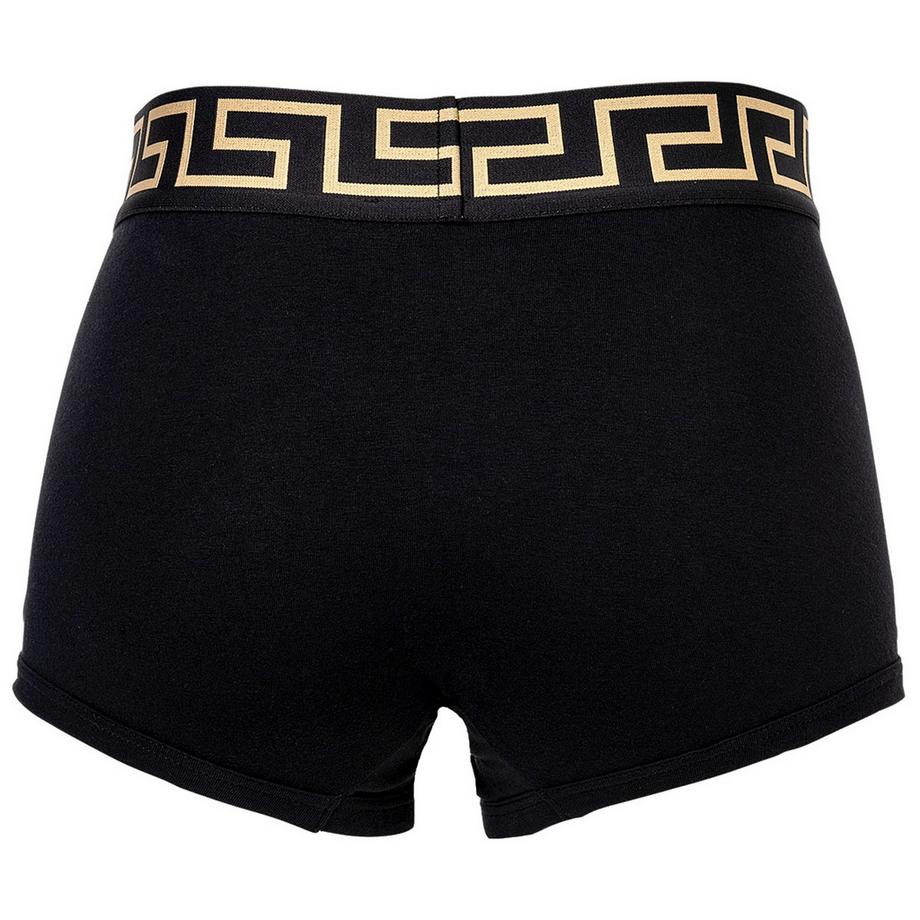 VERSACE Topeka Bi-Stretch Cotone Organico Trunk Boxer Shorts Confezione da 2  