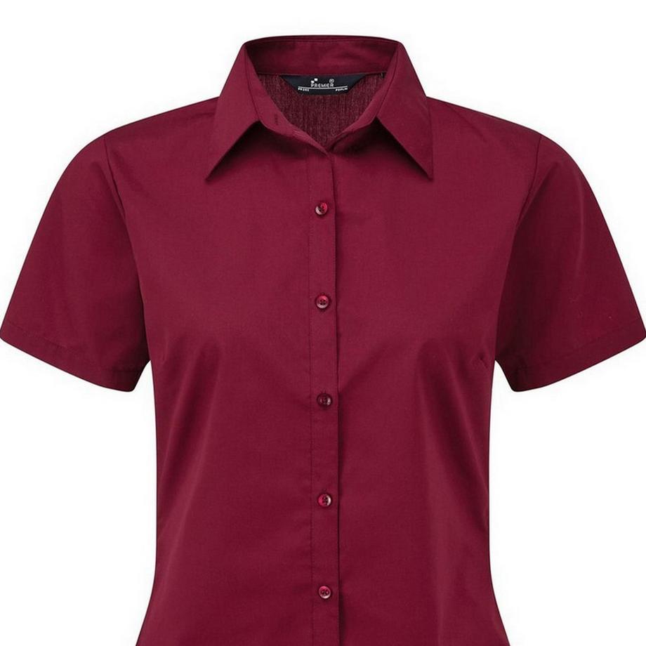 PREMIER Chemisier Popeline Manches Courtes Chemise de Travail  
