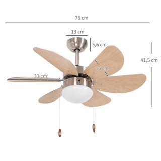 HOMCOM Ventilateur de plafond  