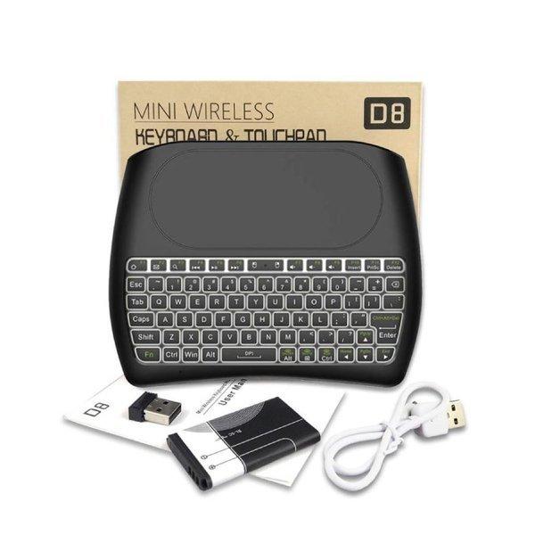 eStore  D8 Mini Wireless Tastatur und Touchpad 