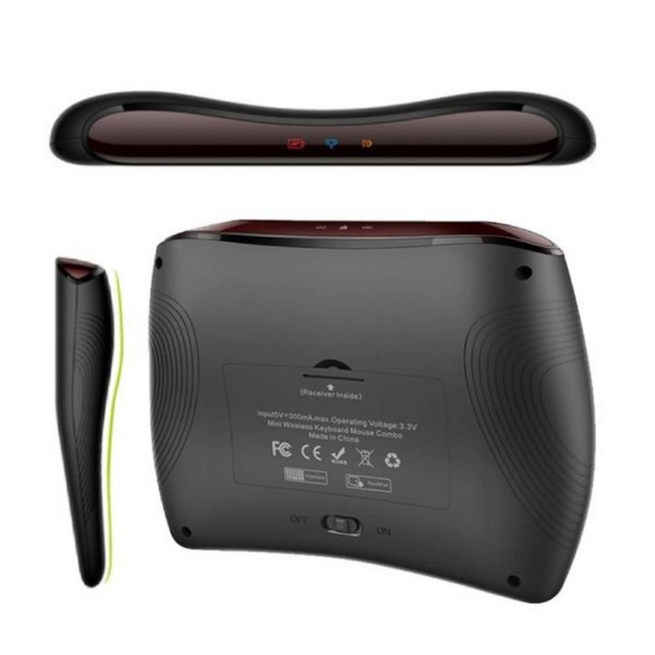 eStore  Tastiera e touchpad D8 Mini Wireless 
