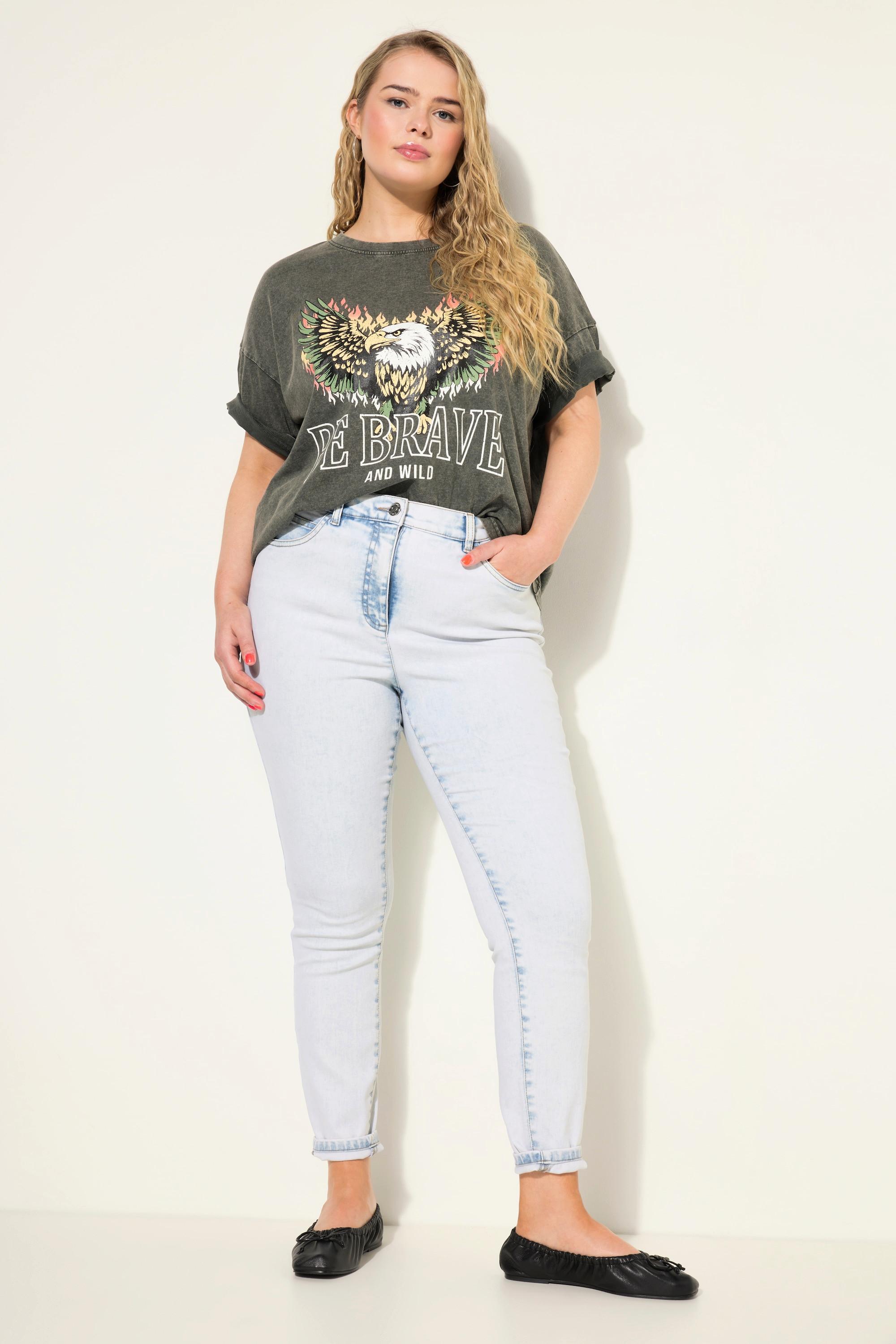 Studio Untold  Jean skinny à 5 poches en denim délavé 