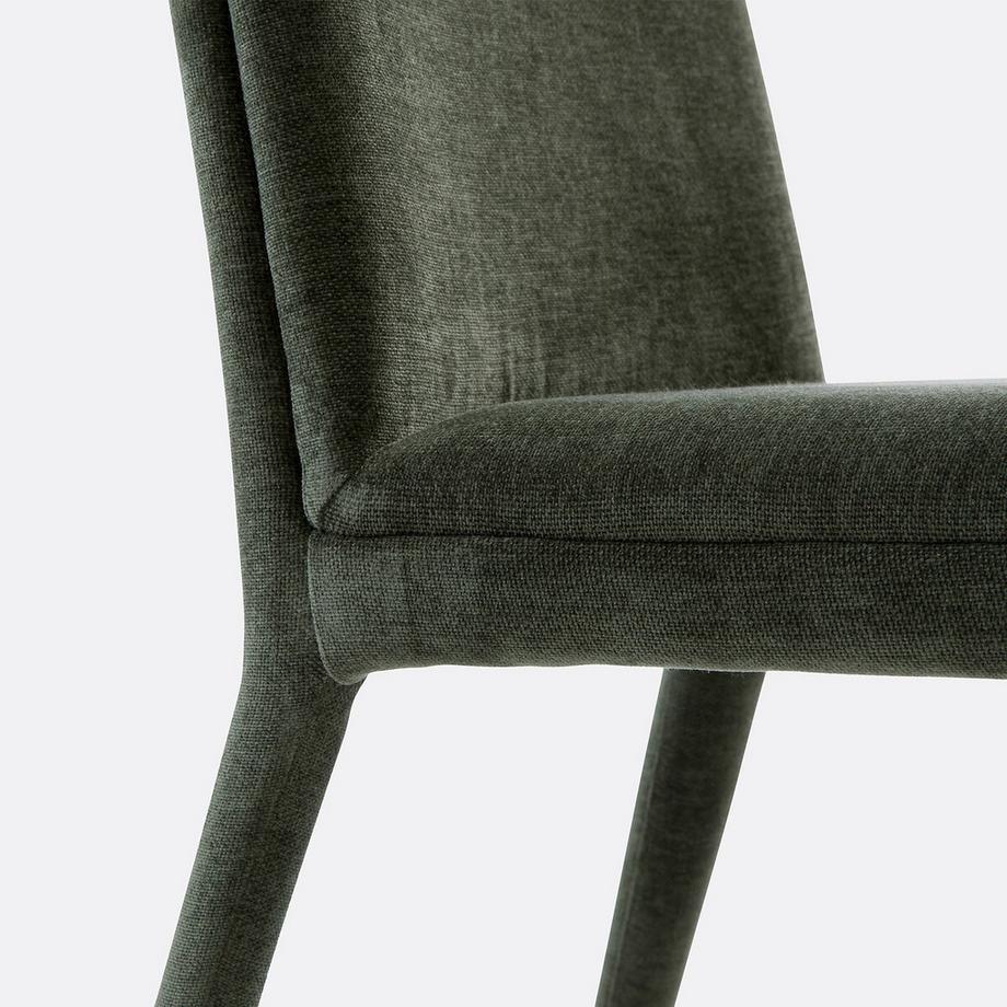 La Redoute Intérieurs Lot de 2 chaises gainées tissu  