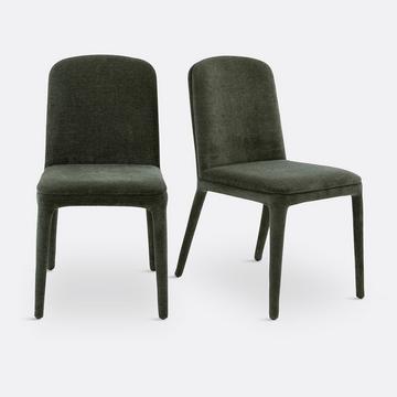 2er-Set Stühle Wilga mit Stoffbezug