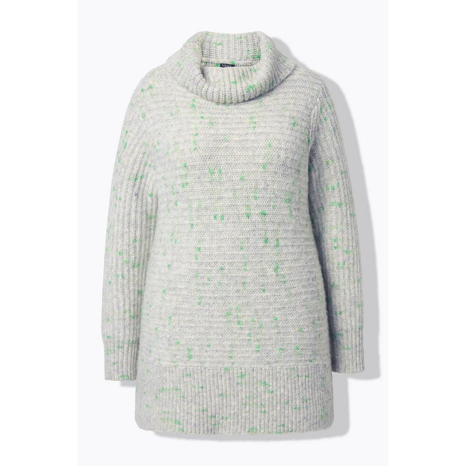 Ulla Popken Pull Col Roulé Manches Longues  