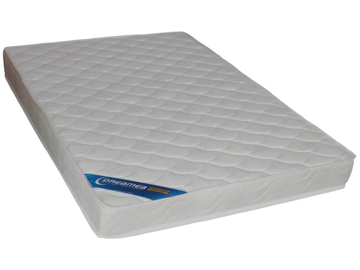 DREAMEA Ensemble cadre à  lattes + matelas mousse ZEUS de DREAMEA épaisseur 10  