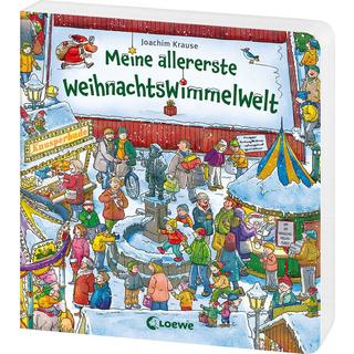 Meine allererste WeihnachtsWimmelWelt Loewe Wimmelbücher (Hrsg.); Loewe Weihnachten (Hrsg.); Krause, Joachim (Illustrationen) Copertina rigida 