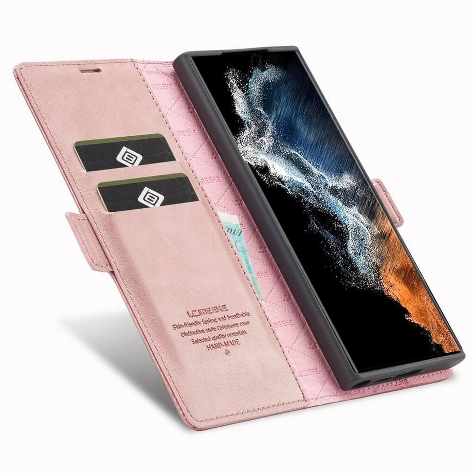 Cover-Discount  Galaxy S23 Ultra - Stand Flip Case Cover nero 