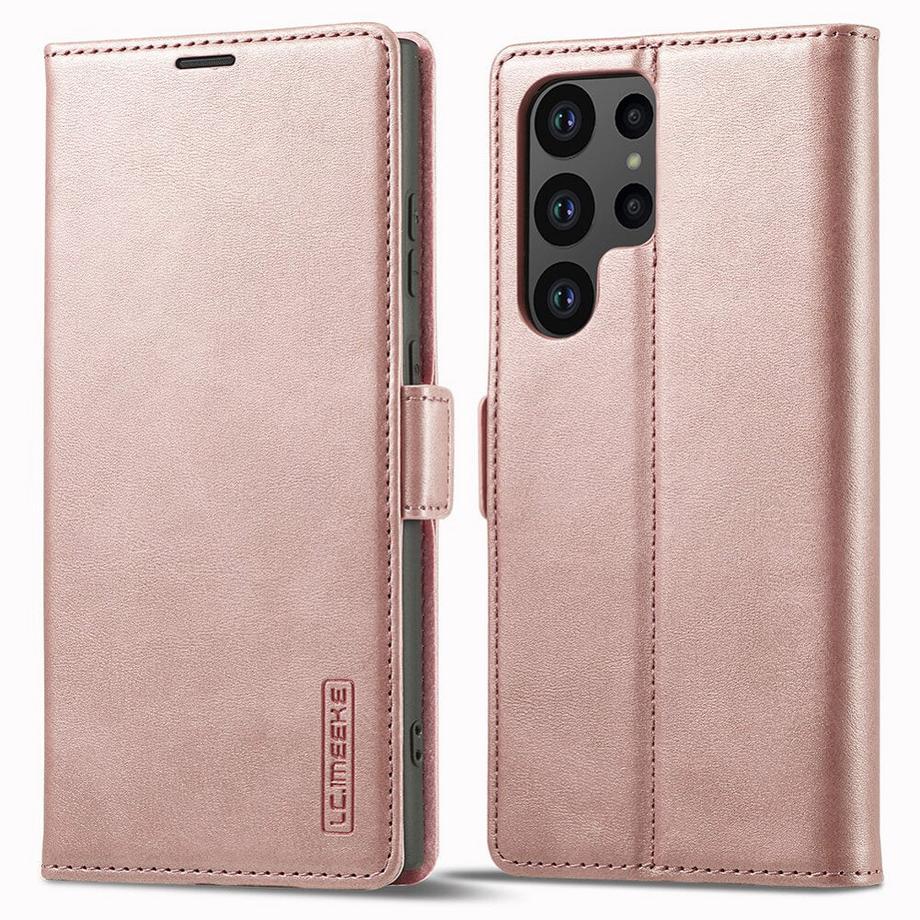 Cover-Discount  Galaxy S23 Ultra - Stand Flip Case Cover nero 