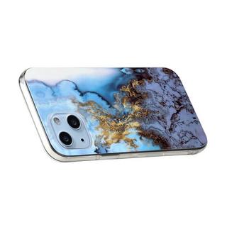 Cover-Discount  iPhone 14 Plus - Custodia in gomma Cyan Marble 