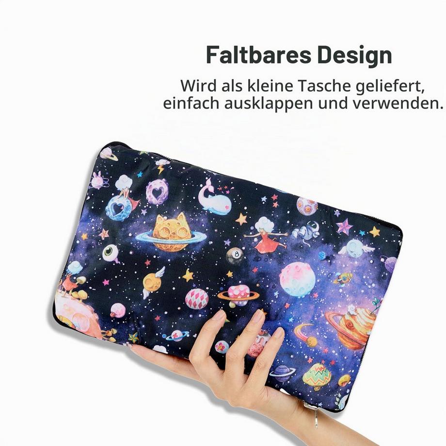 Only-bags.store Faltbare Reisetasche Große Handgepäcktasche mit Schultergurt  